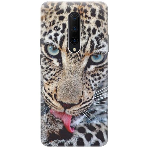 фото Gosso ультратонкий силиконовый чехол-накладка для oneplus 7 pro с принтом "леопард"
