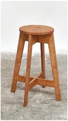 Барный стул лофт деревянный, стул кухонный
