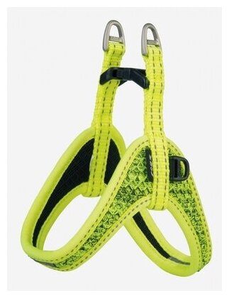 Rogz Шлейка разъемная серия Utility, размер XS (обхват 36 см), ширина 1,2 см, лайм (FAST- FIT HARNESS) SJQ36H | FAST- FIT HARNESS, 0,07 кг