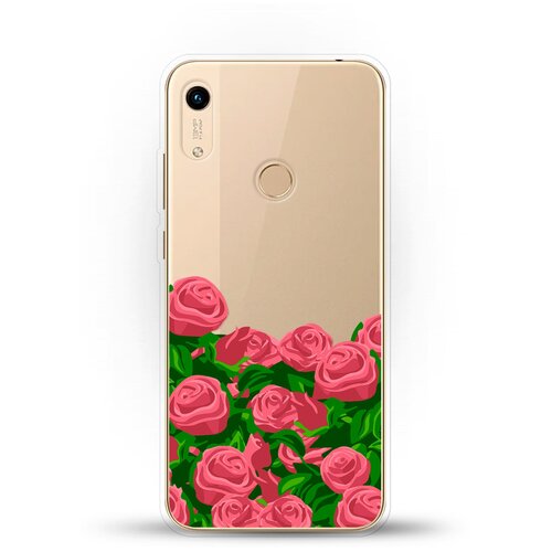 фото Силиконовый чехол розы на honor 8a pro andy & paul