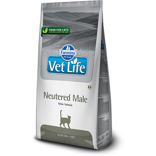 Farmina Vet Life Neutered Male корм для взрослых кастрированных котов, 2кг