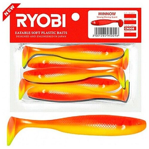 Риппер Ryobi MINNOW 93mm цвет CN008 jungle cock 5шт 586₽