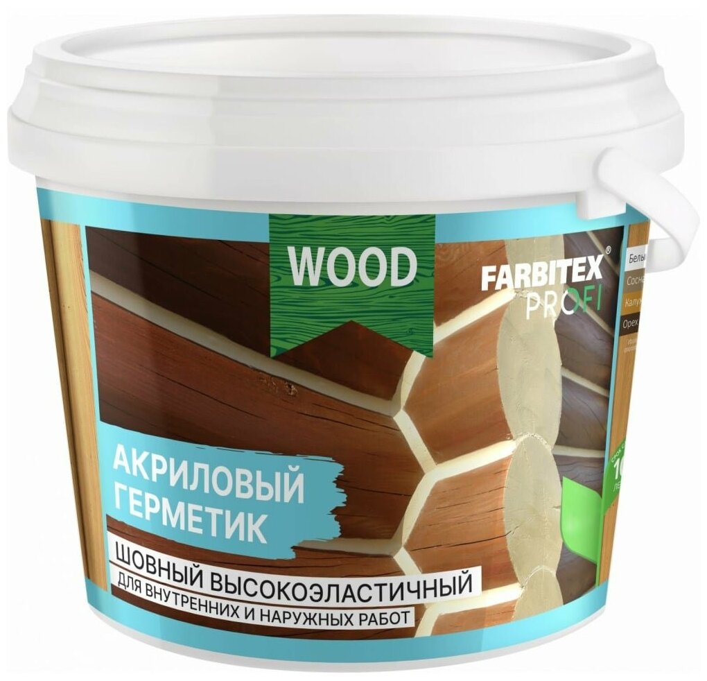 Герметик акриловый шовный высокоэластичный FARBITEX ПРОФИ WOOD