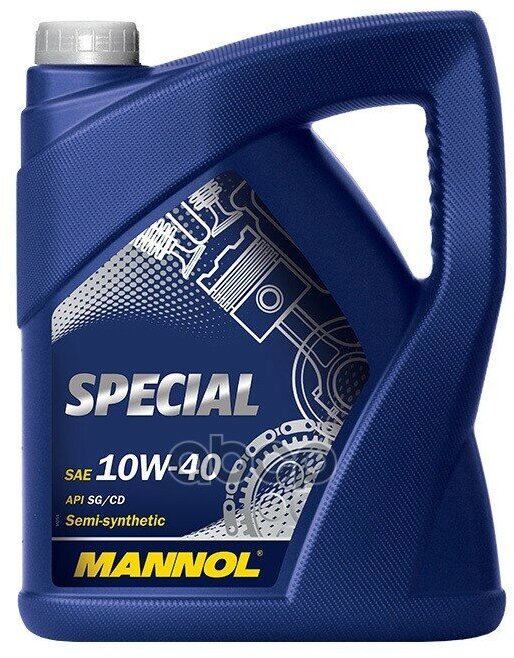 MANNOL 7509 Mannol Special 10W40 5 Л. Полусинтетическое Моторное Масло 10W-40