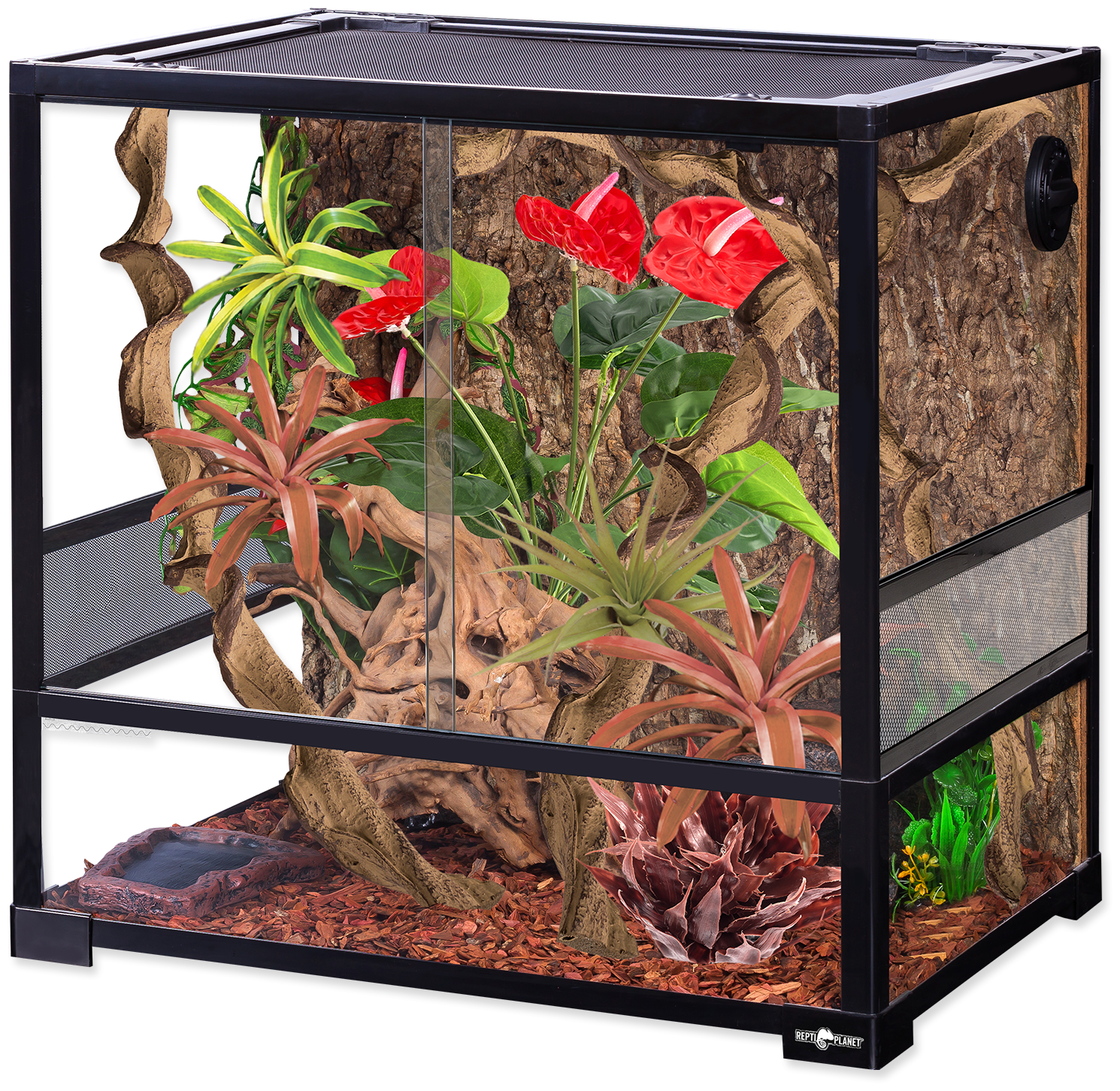 Террариум Repti Planet Buildable Terrarium, разборный, 60×45×60 см - фотография № 1