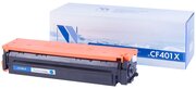Лазерный картридж NV Print NV-CF401XC для HP LaserJet Color Pro M252dw, M252n, M274n, M277dw, M277n (совместимый, голубой, 2300 стр.)
