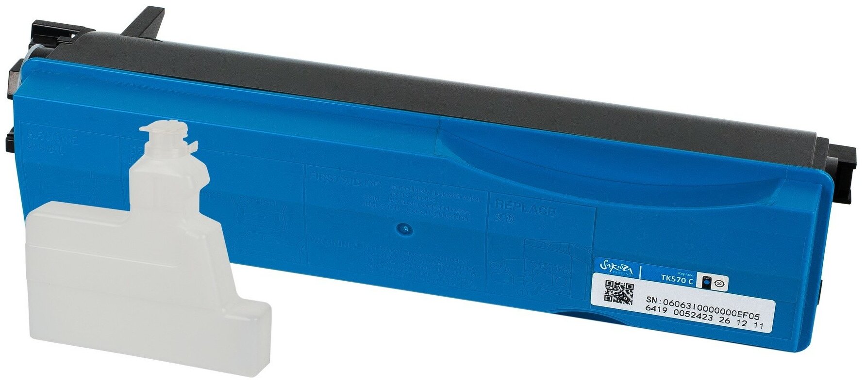 Картридж SAKURA TK570C для Konica Minolta синий ,