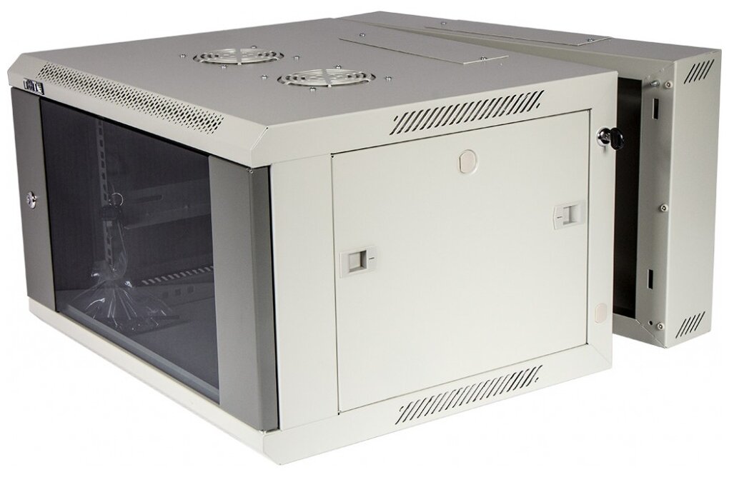 Шкаф коммутационный TWT Pro 3-секционный 6U 600x600