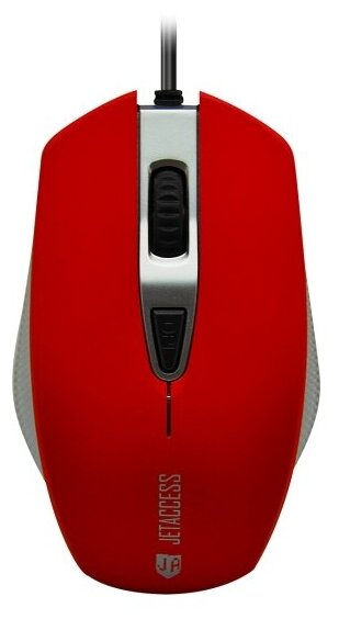 Проводная мышь JetA Comfort OM-U60 красная 40080012001600dpi 3 кнопки USB