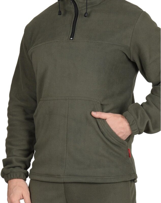 Костюм флисовый куртка, брюки олива 112-116(56-58)/170-176 (98960)