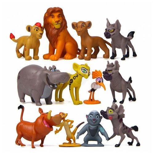 король лев мечты львенка веселая мозаика Набор фигурок Король Лев - The Lion King (12шт)