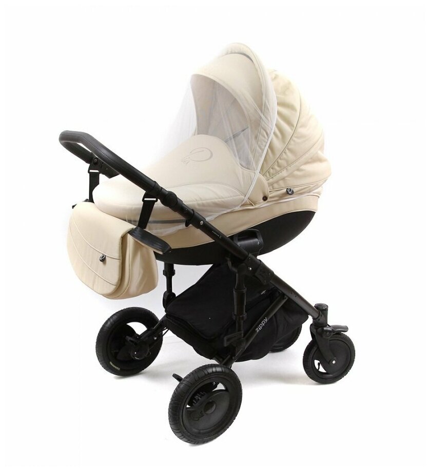 фото Москитная сетка на короб коляски Bambola классика Белая