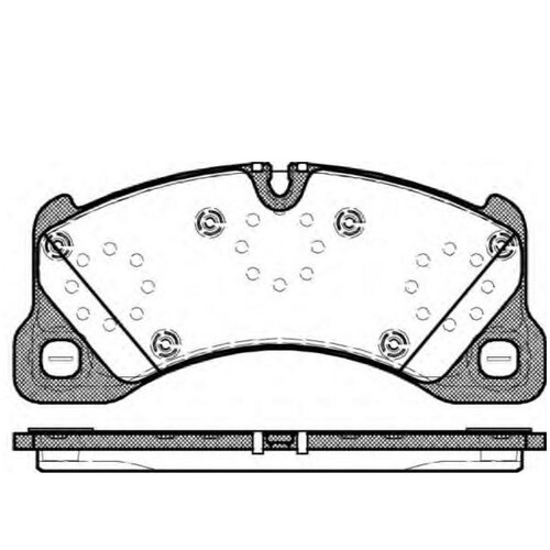 REMSA 134500 1345 00_95535193961 колодки дисковые п.\ VW Touareg 3.2-3.6i/3.0-5.0TDi 05, Cayenne 4.5-4.8i 02