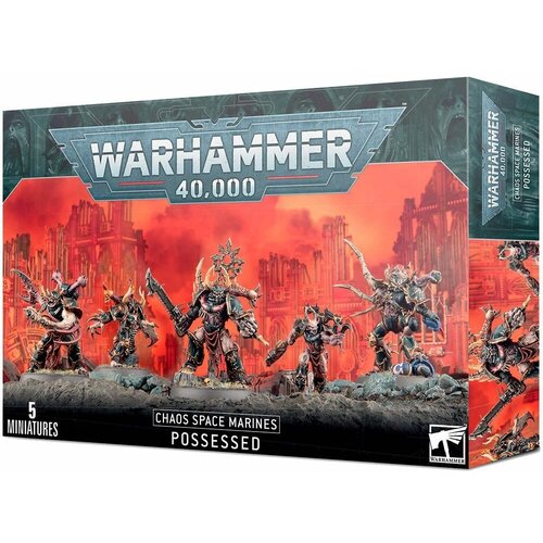 Набор сборных моделей Warhammer 40000 Chaos Space Marines: Possessed головорез фигурка space marines reiver w grapnel launcher artists proof warhammer 40000