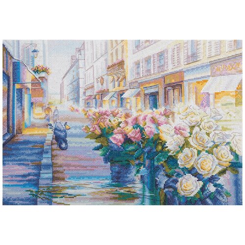 фото Набор для вышивания panna "цветущий париж" 31x22 см