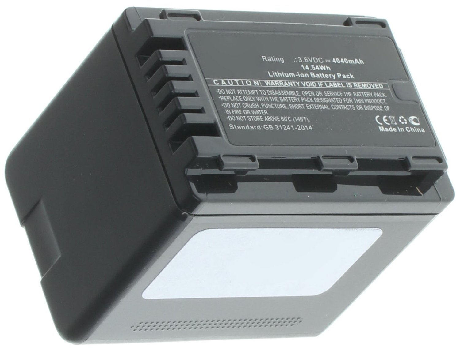 Аккумуляторная батарея iBatt 4040mAh для Panasonic HC-V720M, HC-V210M, HC-V720GK