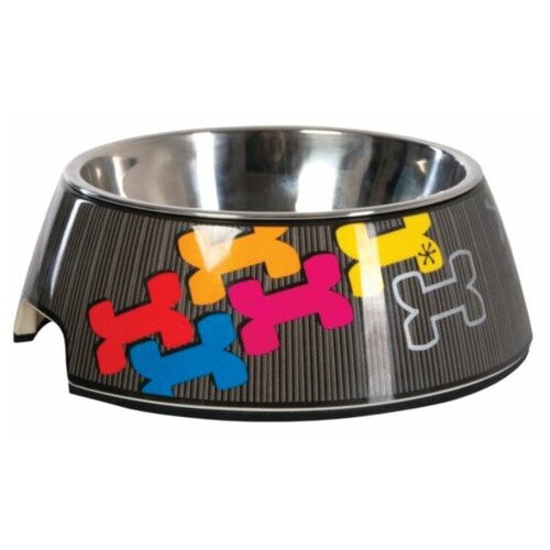 Rogz Bubble миска для собак с корпусом из пластика вынимаемая, размер Medium, мультиколор - 400 мл