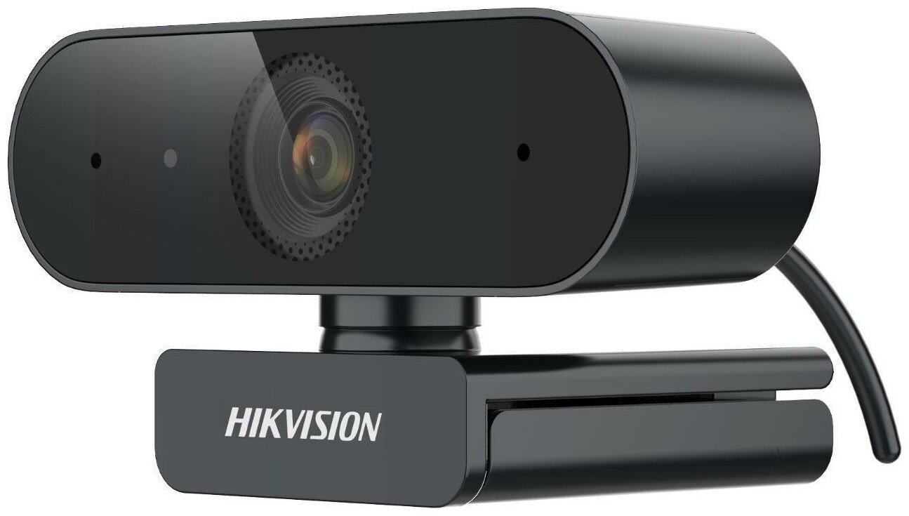 Камера Web Hikvision DS-U02 черный, 2Mpix (1920x1080) USB2.0, с микрофоном