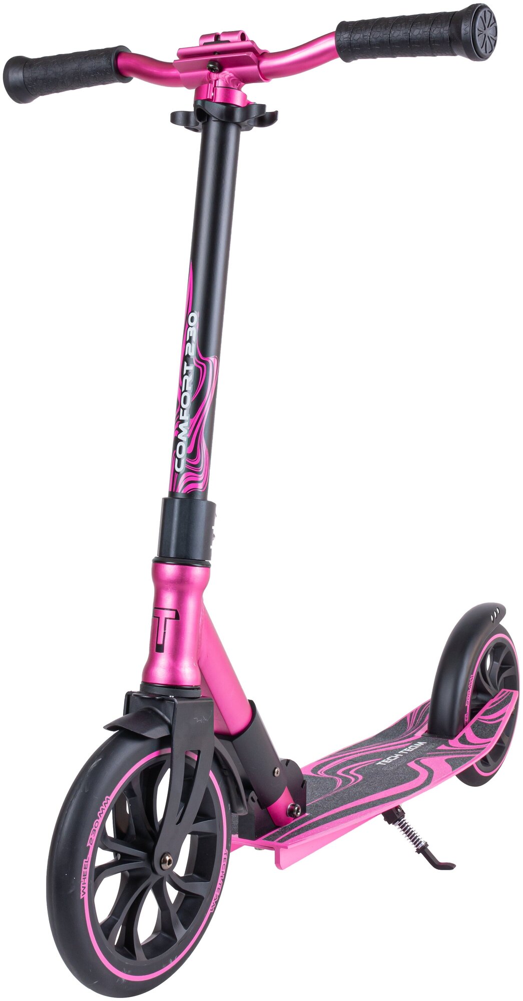 Самокат Tech Team Comfort 230R Black/Pink