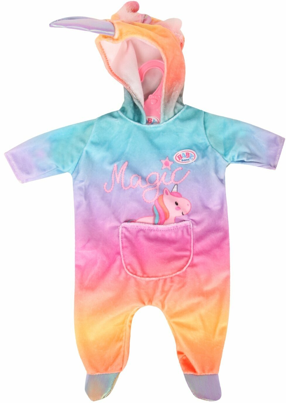 Одежда для кукол Беби Бон 828-205 костюм Единорог для пупса Беби Борн 43 см Baby Born Zapf Creation