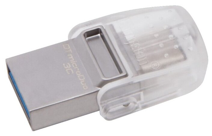 Флешка Kingston DataTraveler microDuo 3C 256ГБ USB3.0 фиолетовый (DTDUO3CG3/256GB) - фото №9