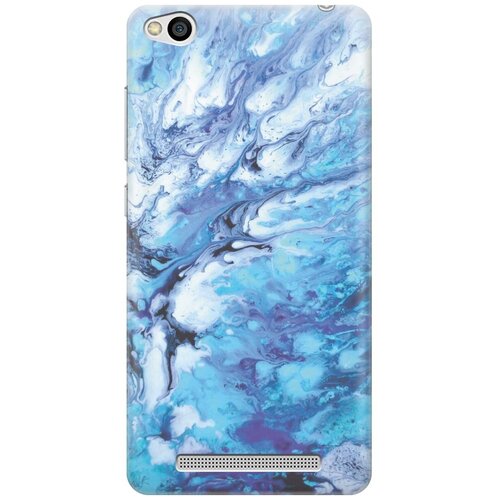 фото Re:pa накладка transparent для xiaomi redmi 3 с принтом "синий мрамор"