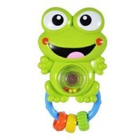 Развивающая игрушка погремушка для малышей Жирафики Лягушонок со светом, веселыми звуками и музыкой