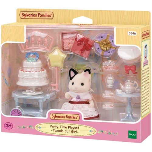 Игровой набор Sylvanian Families Cake Party 5646 подставка для торта и 3d декорирования gravity cake