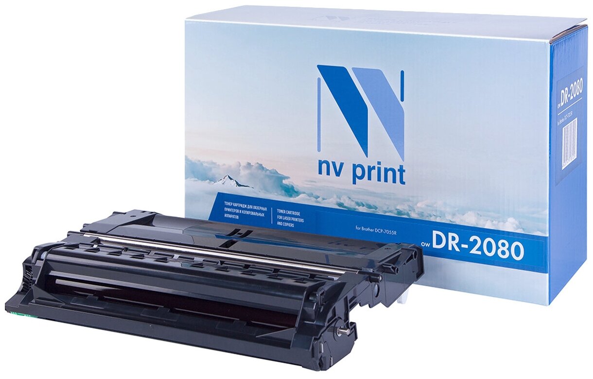 Драм-картридж NV Print NV-DR2080 для Brother HL-2130R, DCP-7055R (совместимый, чёрный, 12000 стр.)