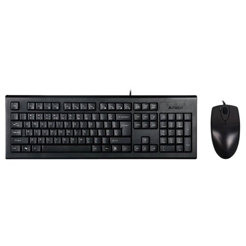 Набор клавиатура+мышь A4Tech KR-8520D клав: черный мышь: черный USB клавиатура мышь a4tech kr 8520d клав черный мышь черный usb