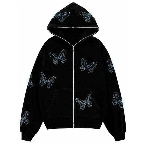 фото Худи мужское swarovski butterflies full-zip hoodie m haliky