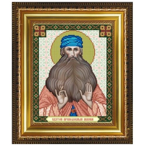 рисунок на ткани арт соло святой пророк елисей 13 5x17 см Рисунок на ткани Арт Соло Святой Мазим, 20,5x25 см