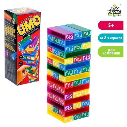 Лас Играс KIDS Настольная игра Падающая башня UMO