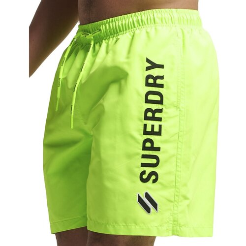 Плавательные шорты для мужчин SUPERDRY CODE APPLQUE 19INCH SWIM SHORT цвет 27Y Neon Green размер 2XL