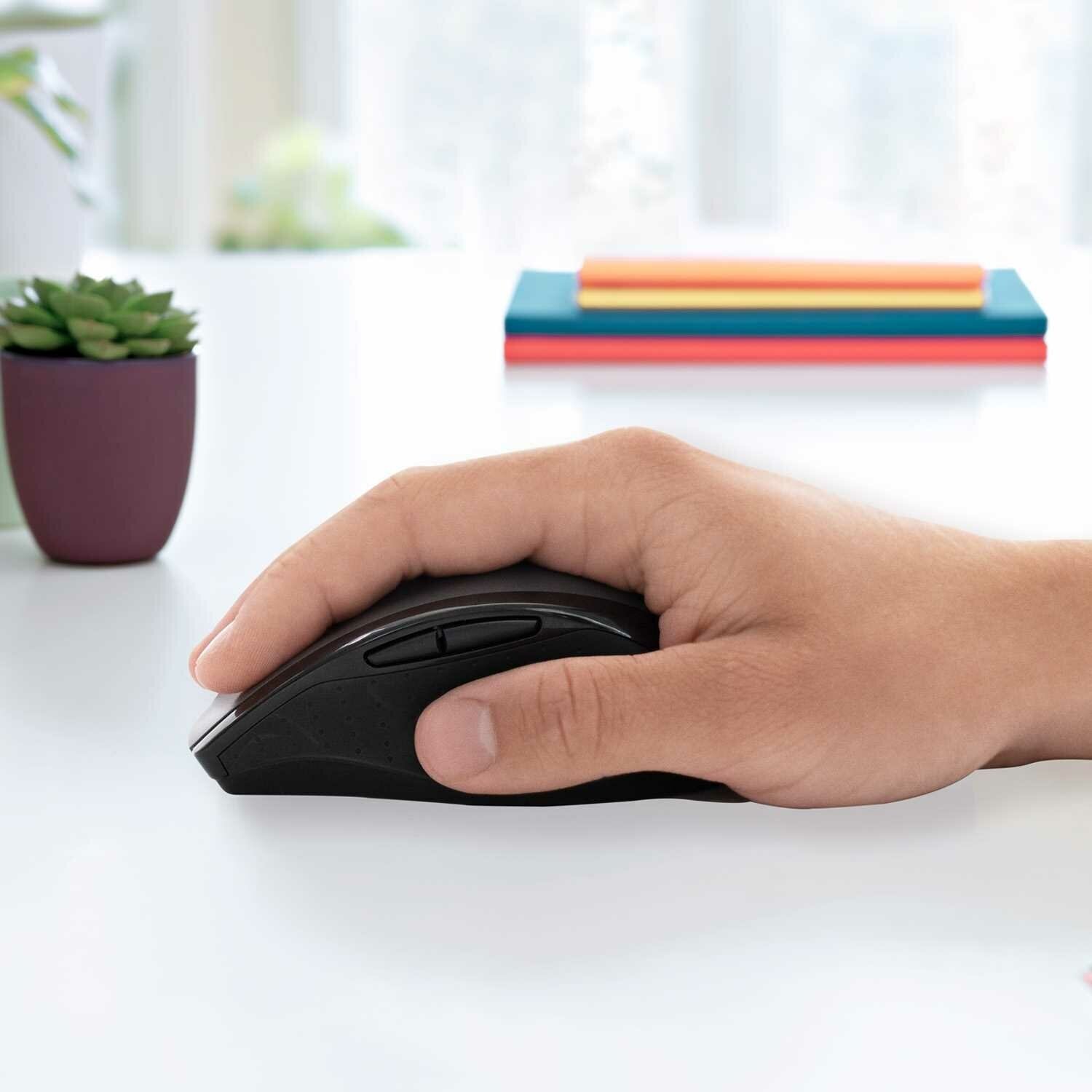 Мышь беспроводная Logitech M705 чёрный серебристый USB 910-001949 - фото №12