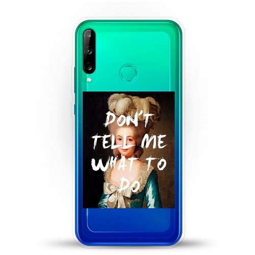 фото Силиконовый чехол не указывай на huawei p40 lite e andy & paul