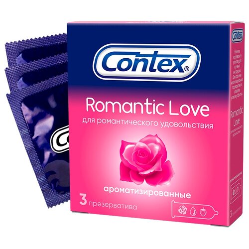 Презервативы Contex Romantic Love, 3 шт.