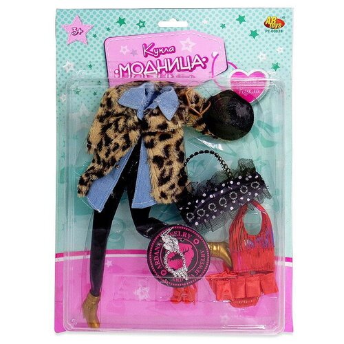 фото Набор одежды для куклы "модница", с аксессуарами junfa toys