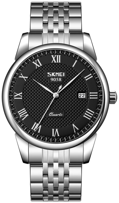 Наручные часы SKMEI Skmei 9058SBK-B black(man) stainless steel, черный