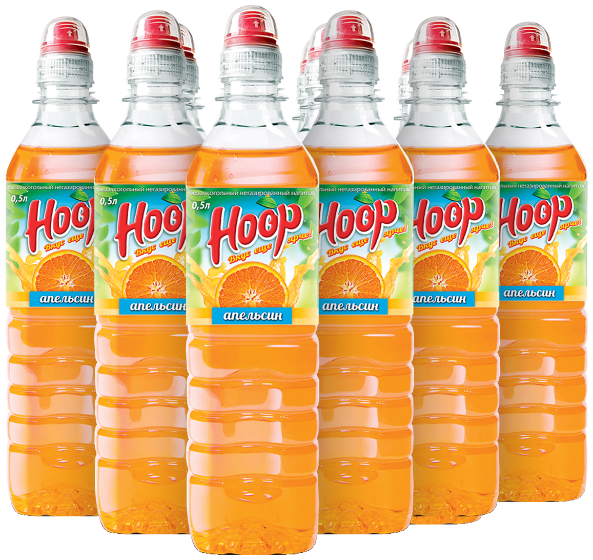 Hoop апельсиновый вкус низкокалорийный негазированный напиток 05л х 12 шт.