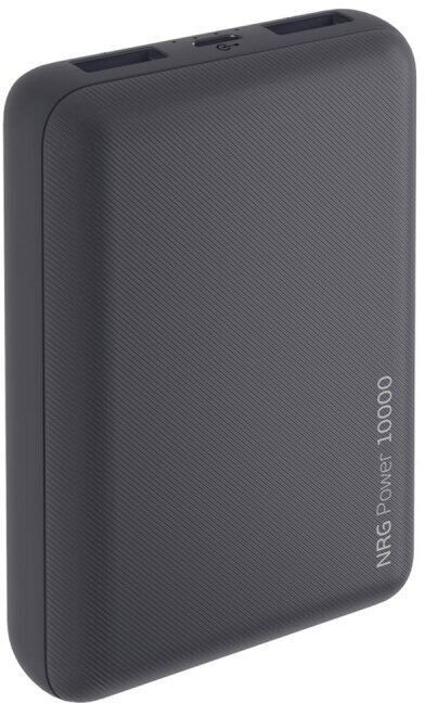 Внешний аккумулятор Deppa NRG Power 10000mAh, 2.1A, 2xUSB, черный 1665466 33550