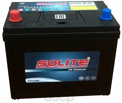 Аккумулятор SOLITE EFB S95R (80L 790A 260x172x220)