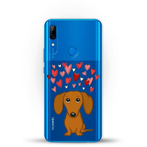 фото Силиконовый чехол любимая такса на huawei p smart z andy & paul