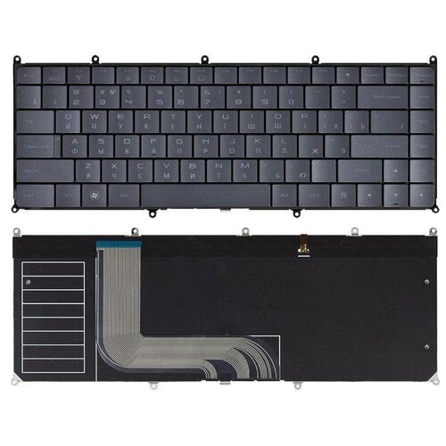 Клавиатура для ноутбука Dell Adamo 13 черная 2430₽