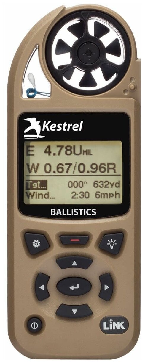 Карманная метеостанция KESTREL 5700 Ballistics с б. к, Link, цвет песочный - фотография № 1