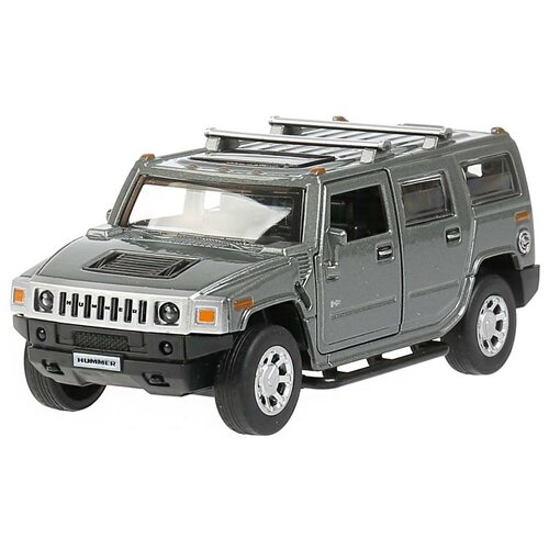 Машина Технопарк HUMMER h2 12см темно серая HUM2-12-GY