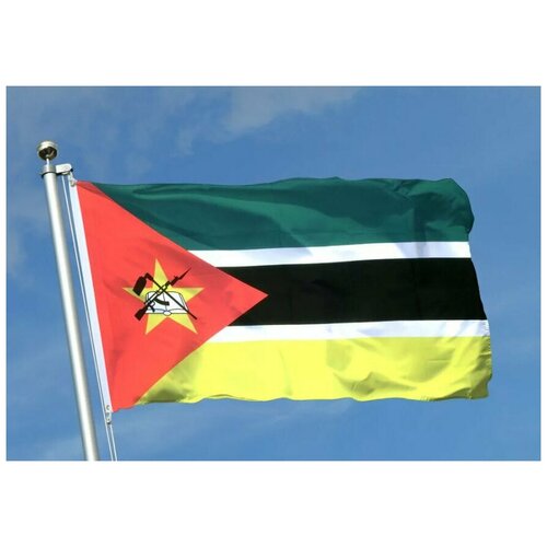 Флаг Мозамбика 90х135 см бесплатная доставка флаг мозамбика xvggdg 90x150 см баннер висячие флаги страны баннер мозамбика