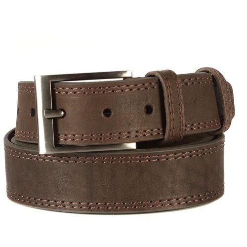 фото Ремень/ремень мужской/ремень мужской натуральная кожа/meyninger/рн-2509/коричневый/130/модель ремень мужской/цельнокроеный