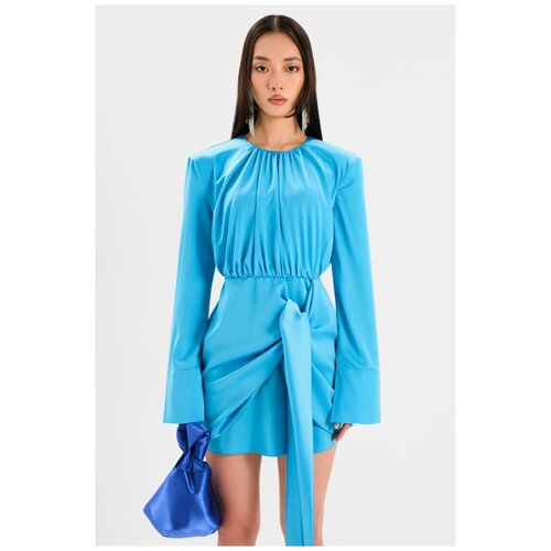 фото Платье женское атласное мини toptop