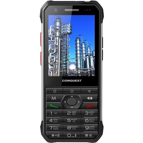 Смартфон Conquest F3 6/128 ГБ, Dual nano SIM, черный unihertz jelly 2 mini 4g мобильный телефон android 10 6 гб 128 гб мобильный телефон helio p60 восьмиядерный смартфон 16 мп камера две sim карты 2000 мач